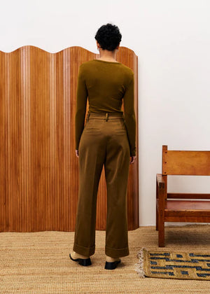 FRNCH - Phantom Trousers - Ocre