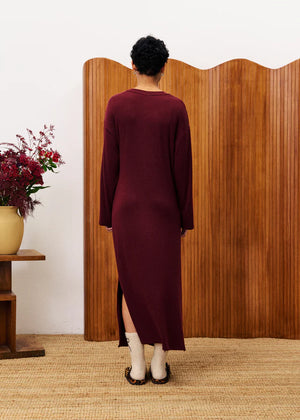 FRNCH - Valeriane Burgundy Dress