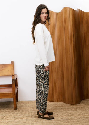 FRNCH - Monstera Cream Top