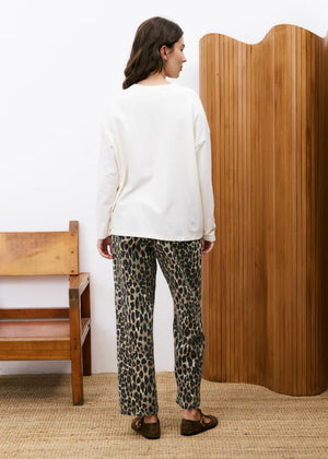 FRNCH - Monstera Cream Top