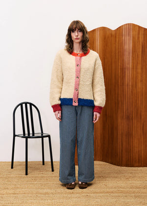 FRNCH - Cyclamen Cardi - Cream