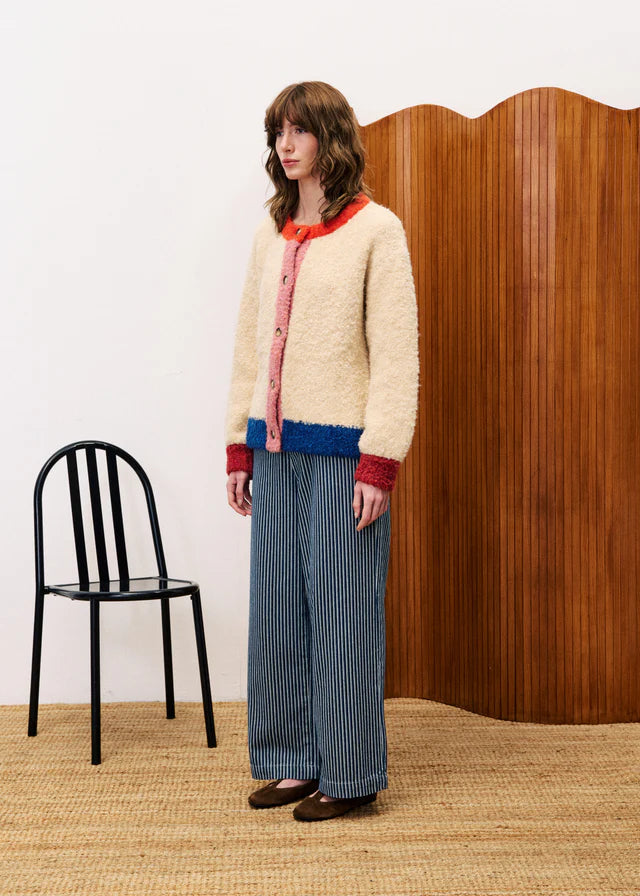 FRNCH - Cyclamen Cardi - Cream