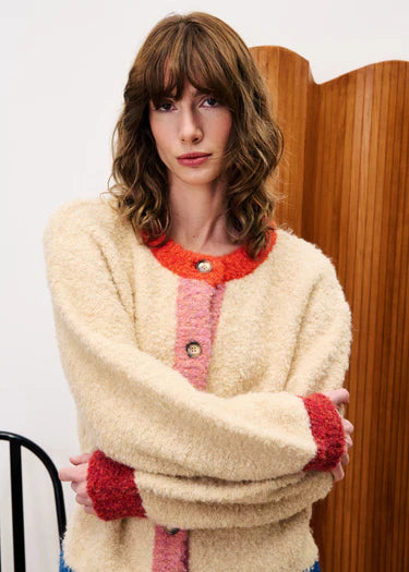 FRNCH - Cyclamen Cardi - Cream