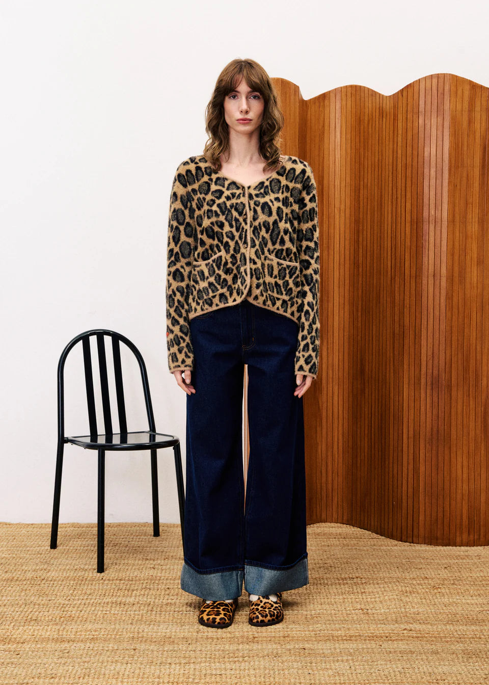 FRNCH - Begonia Cardigan - Leopard