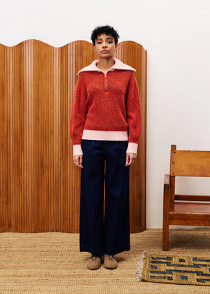 FRNCH - Paloma Pullover - Rouge