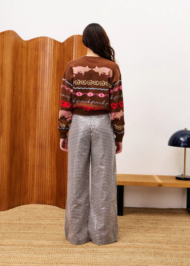 FRNCH - Abyssin Cardigan - Marron Glace