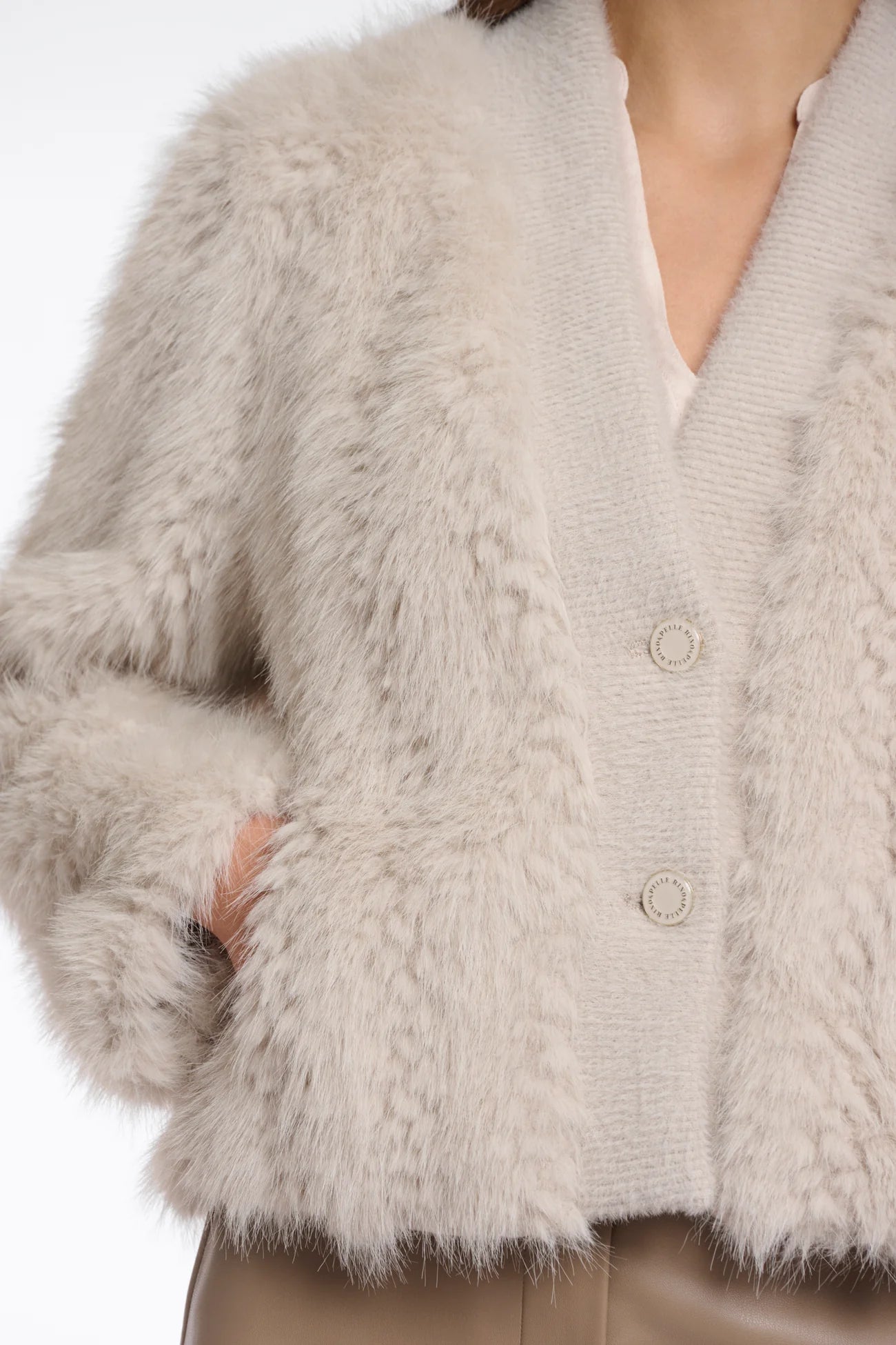 Rino - Chaimae Fur Jacket - Birch
