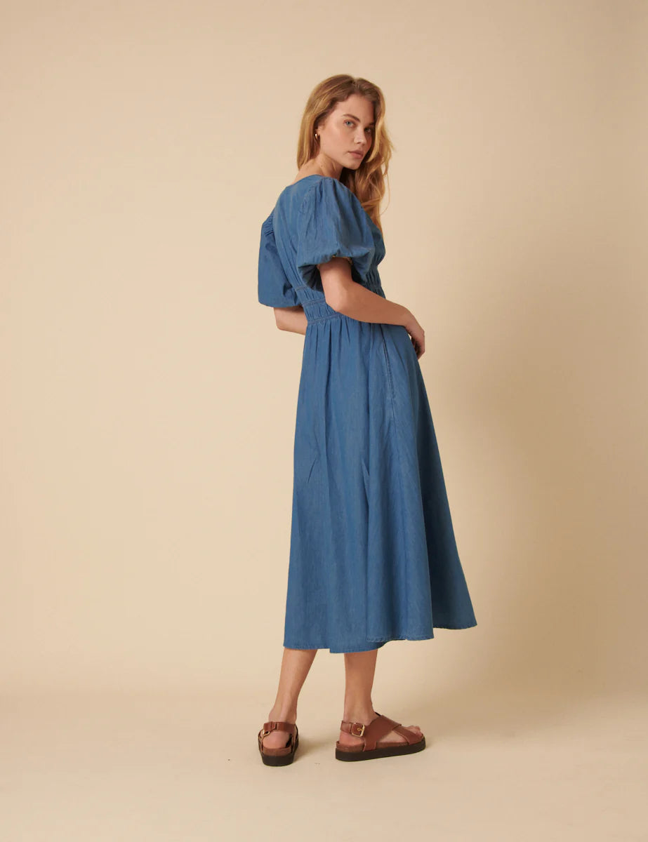 Nobody's Child - Sunni Dress - Light Denim