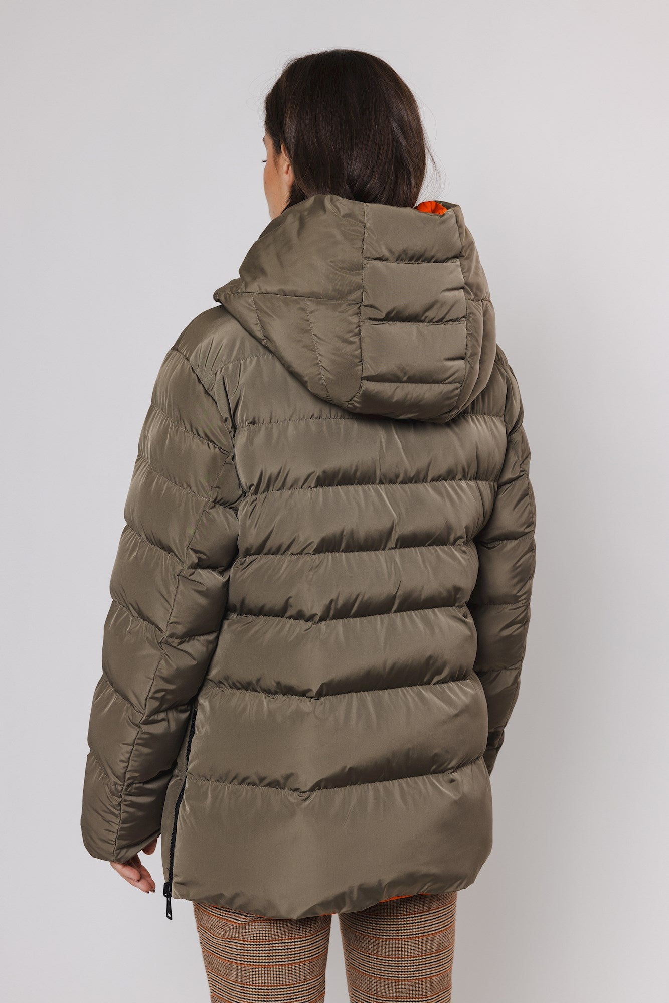 Rino & Pelle - Reversible Short Coat - Hunter and tango