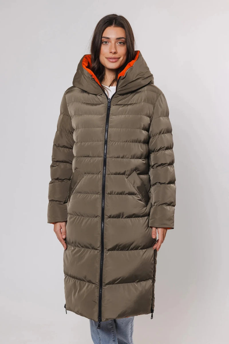 Rino & Pelle - Keila Reversible Coat - Hunter and tango