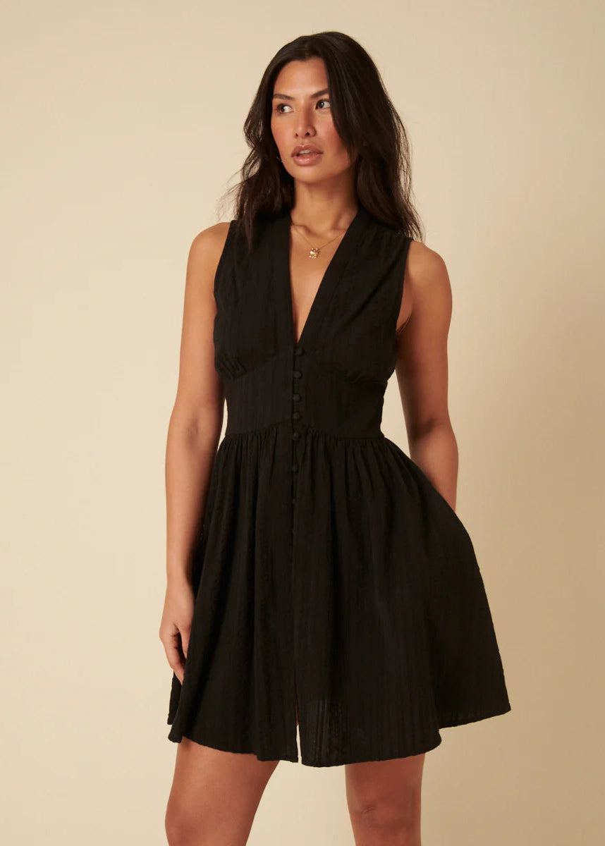 Nobody's Child - Starlight Mini Dress - Black