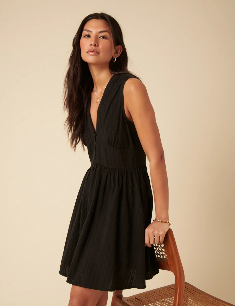 Nobody's Child - Starlight Mini Dress - Black