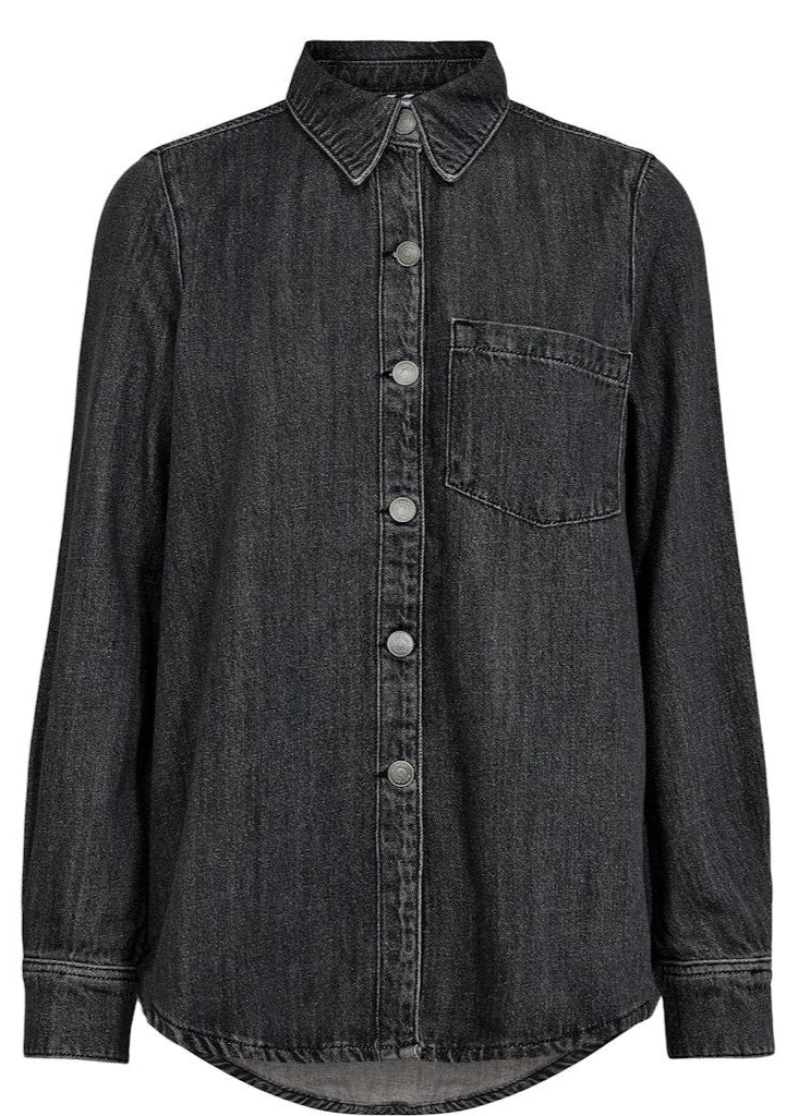 Numph - Nuseoul Shirt - Medium Grey Denim