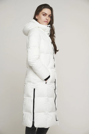 Rino & Pelle - Rosana Long Hooded Coat - Snow White