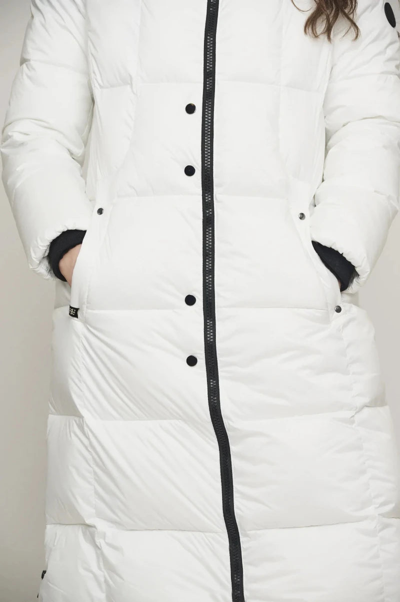 Rino & Pelle - Rosana Long Hooded Coat - Snow White