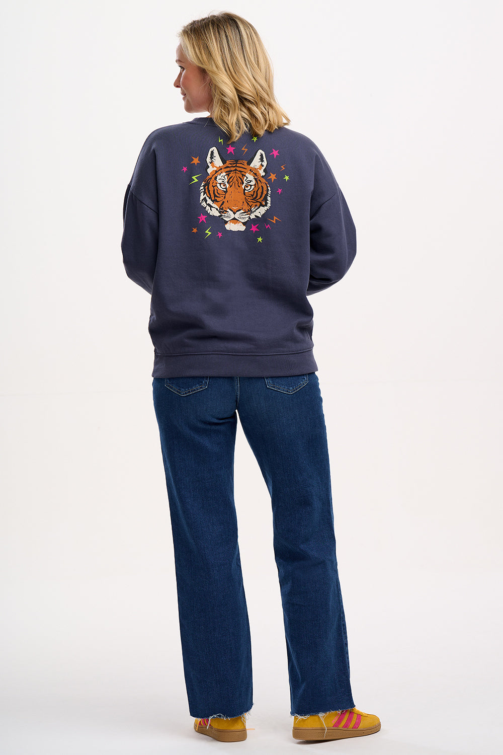 Sugarhill - Eadie Relaxed Sweatshirt Charcoal, Tiger & Star