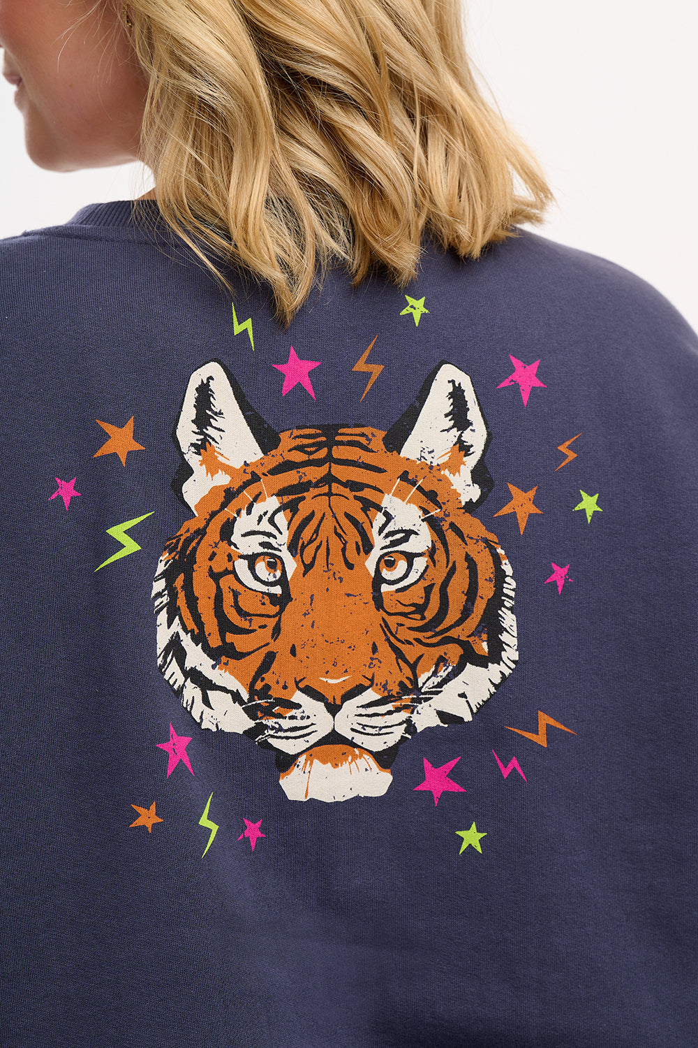 Sugarhill - Eadie Relaxed Sweatshirt Charcoal, Tiger & Star