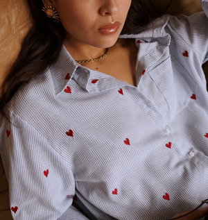 April  -Striped Shirt