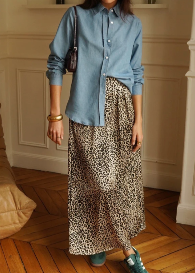 April  - Leopard Skirt