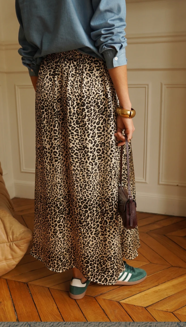 April  - Leopard Skirt