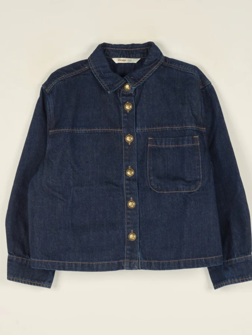 Cali Denim Shirt - Dark Blue