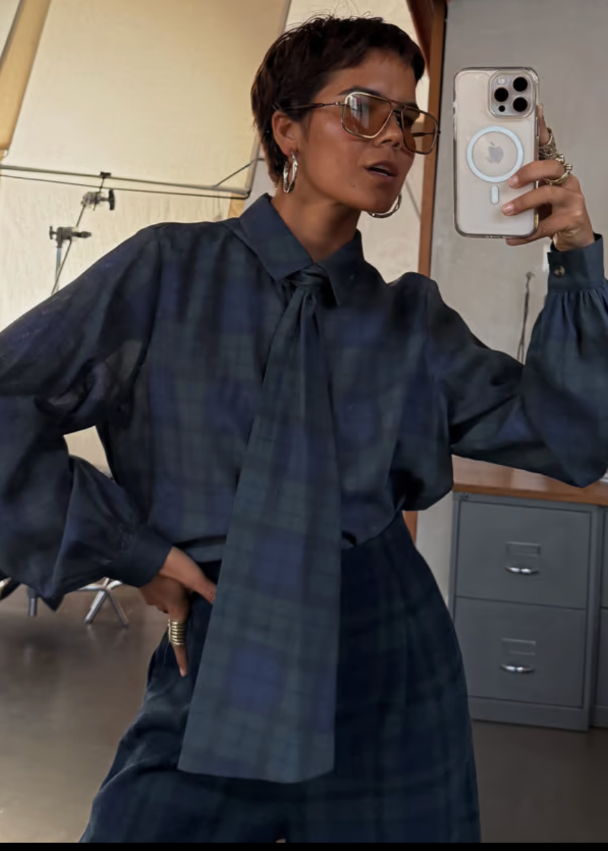 NFD - Blue tartan shirt