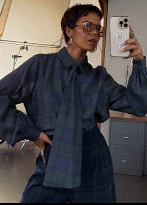 NFD - Blue tartan shirt