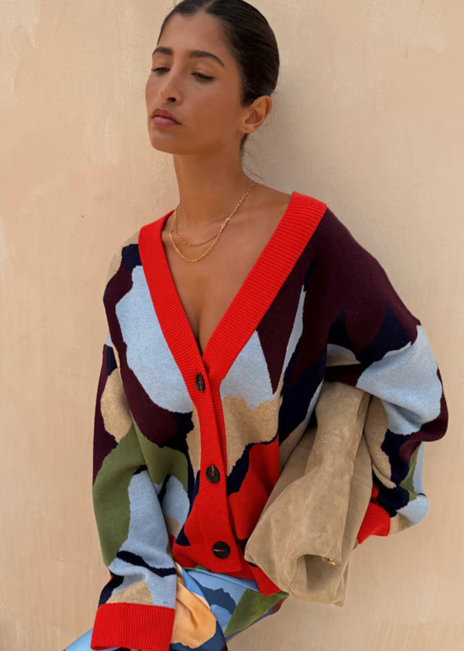 Never Fully Dressed - Abstract Calie Cardigan