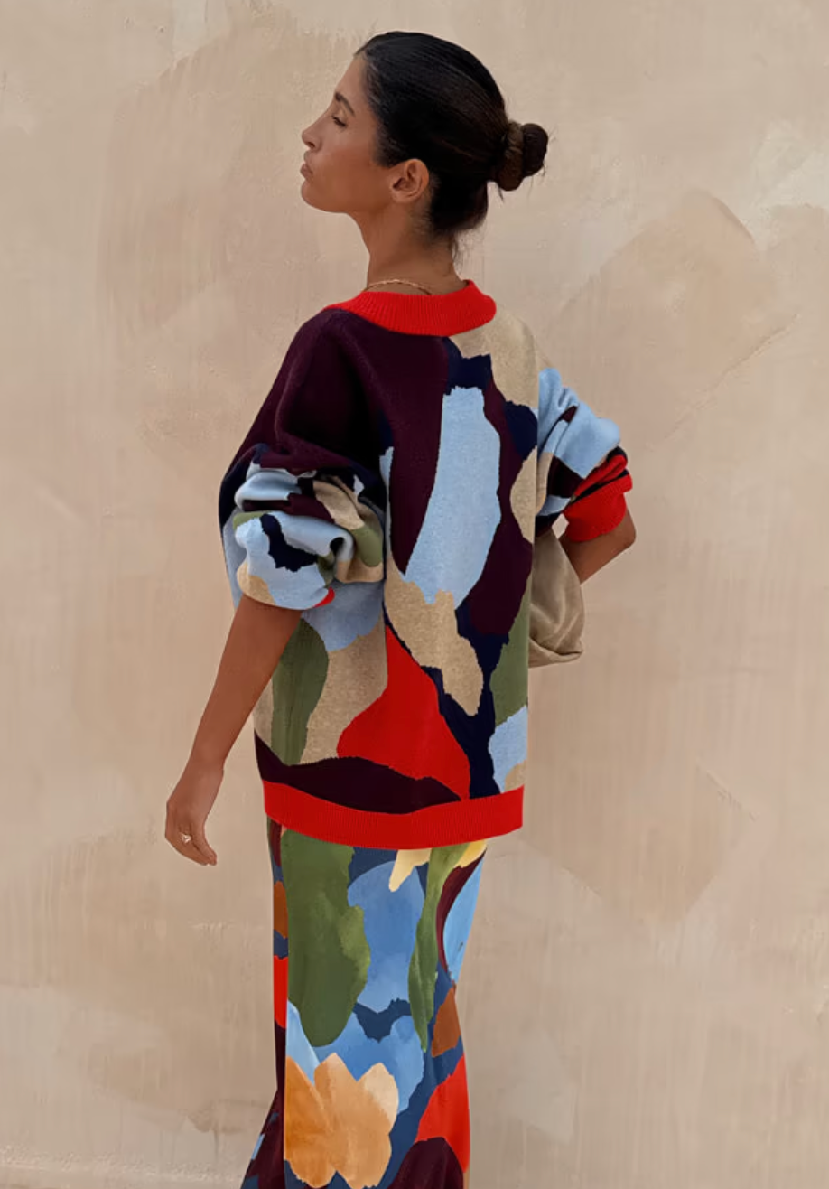 Never Fully Dressed - Abstract Calie Cardigan