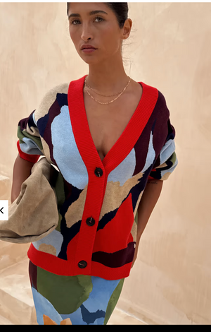 Never Fully Dressed - Abstract Calie Cardigan