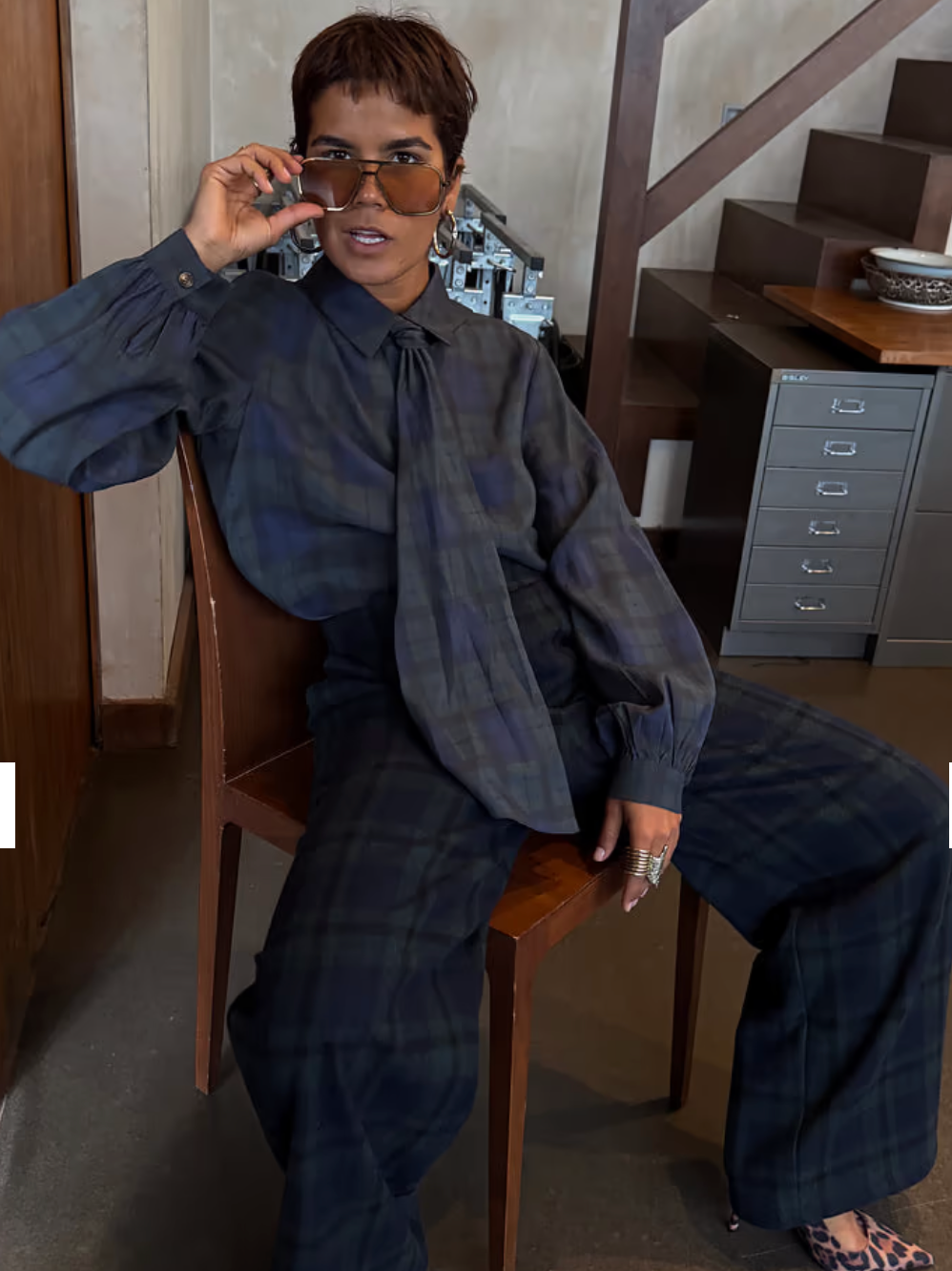 NFD - Blue tartan shirt