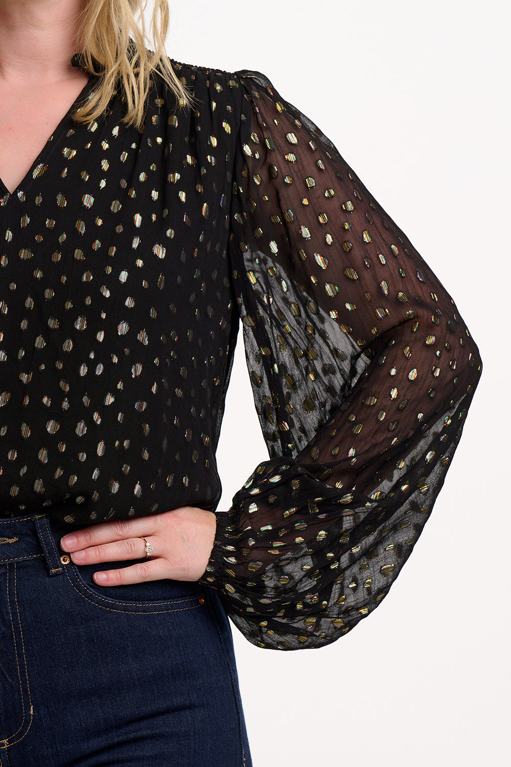 Sugarhill - Electra Shirred Top