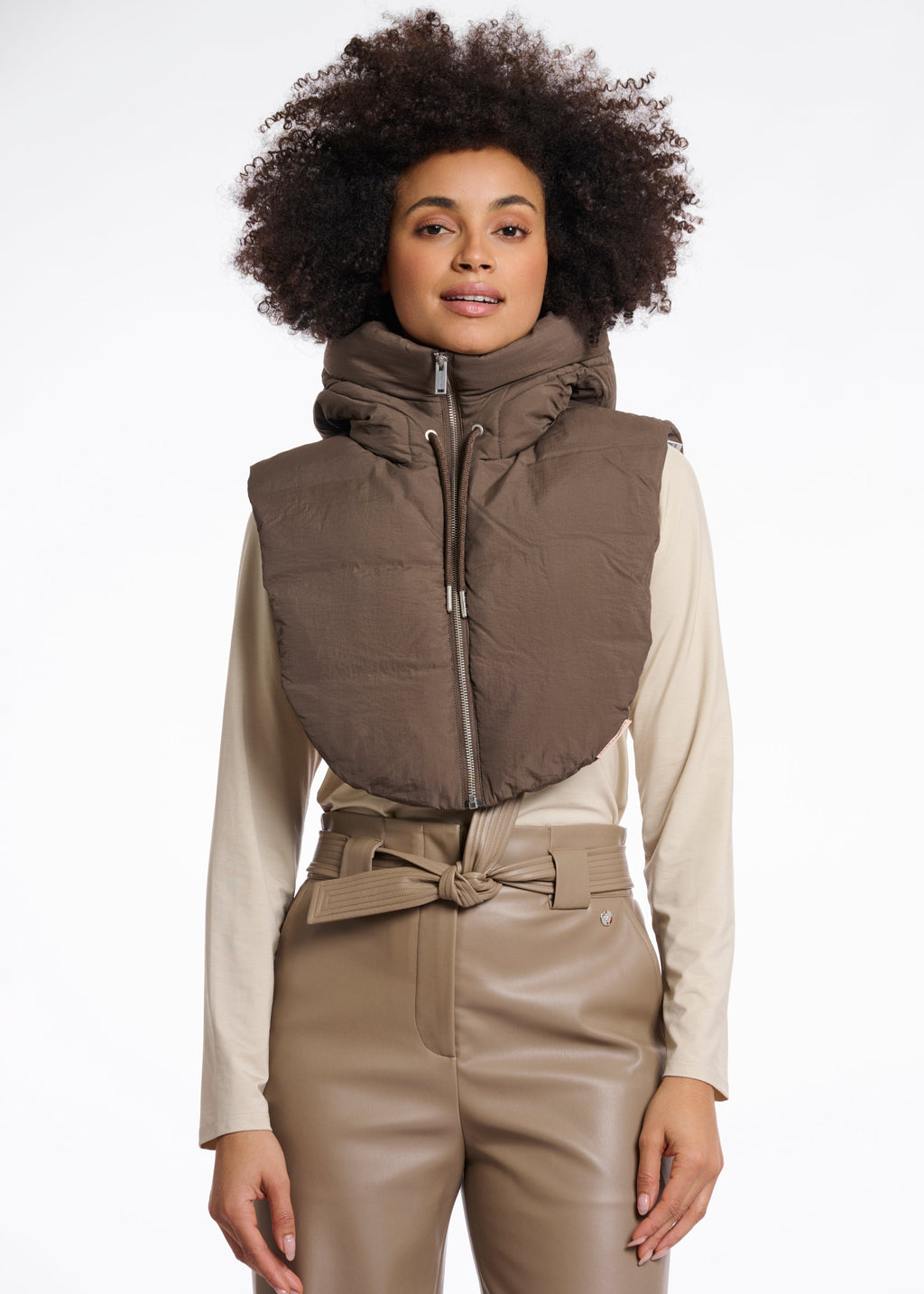 Rino - Tabita Padded Hood - Toffee