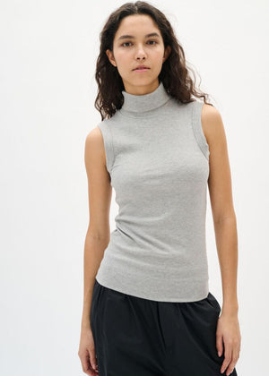 Inwear - Dagna Roll Neck Top - Grey Melange