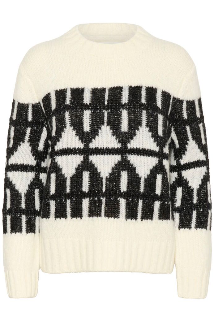 Inwear - Tei Pullover - Light Lurex Fairisle