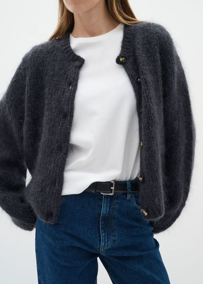 Inwear - Jetra Cardigan - Dark Grey Melange