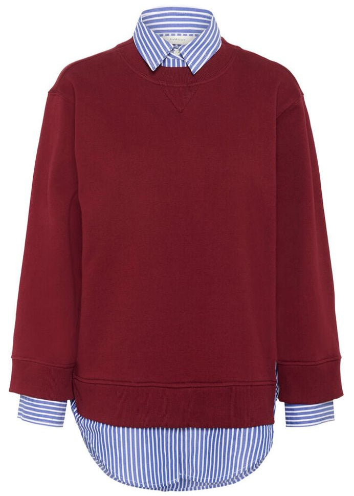 Inwear - Natalja Sweatshirt - Sodalite Blue Stripe