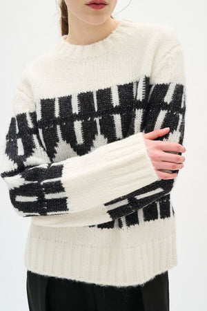 Inwear - Tei Pullover - Light Lurex Fairisle