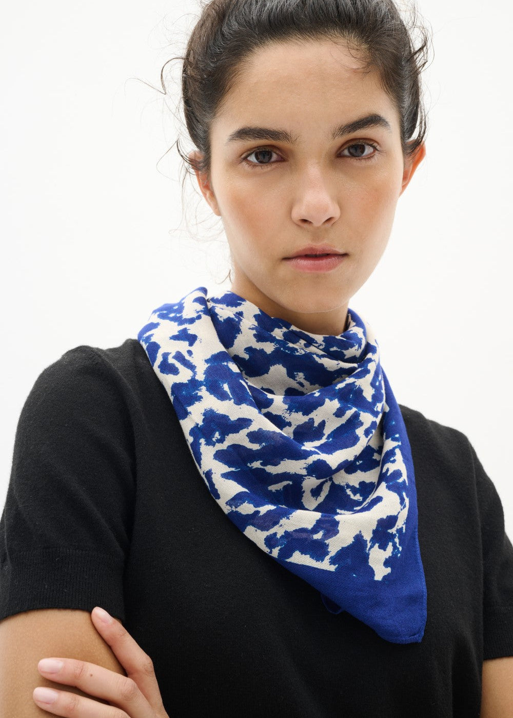 Inwear - Farley Scarf - Artistic Shadow Blue