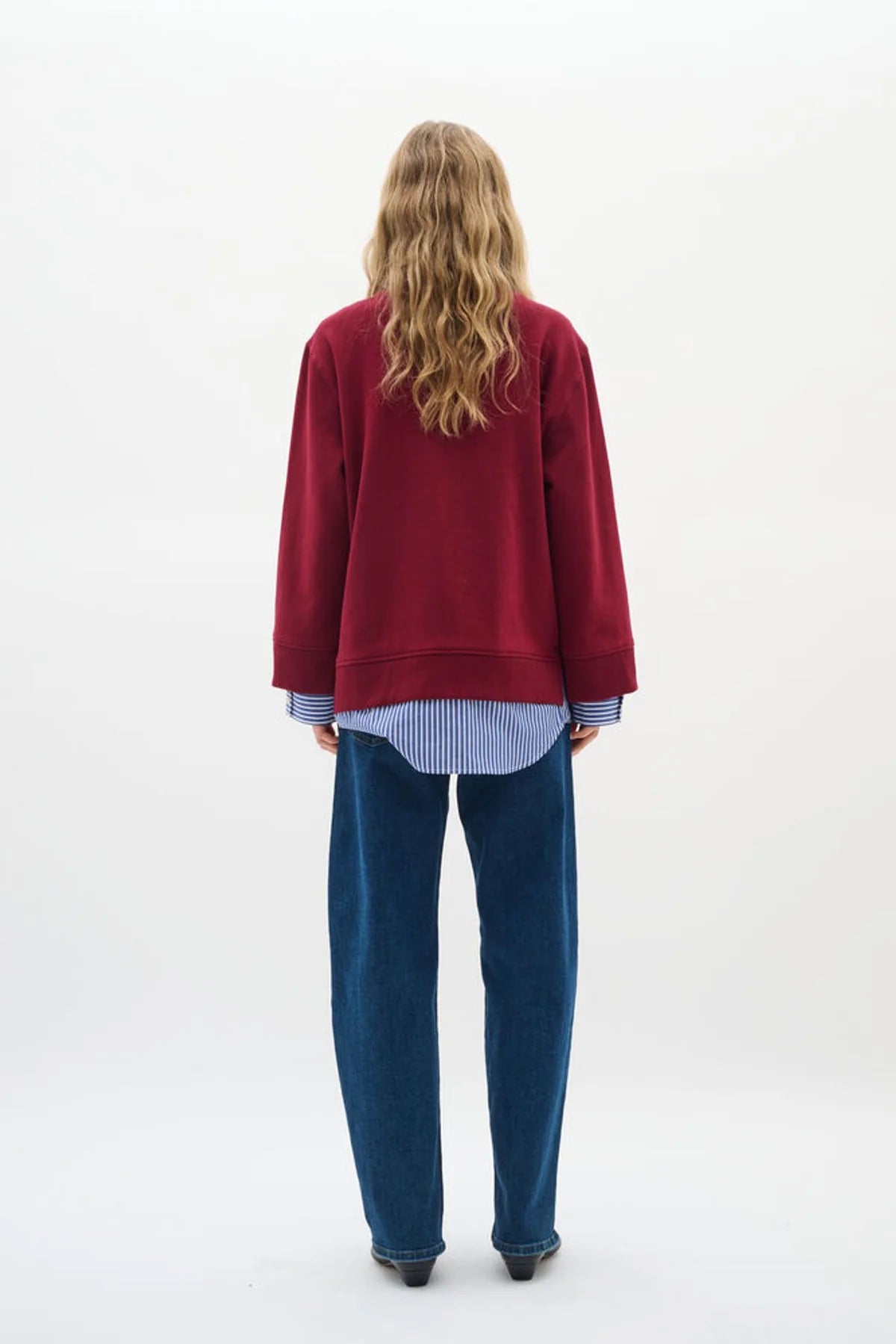 Inwear - Natalja Sweatshirt - Sodalite Blue Stripe