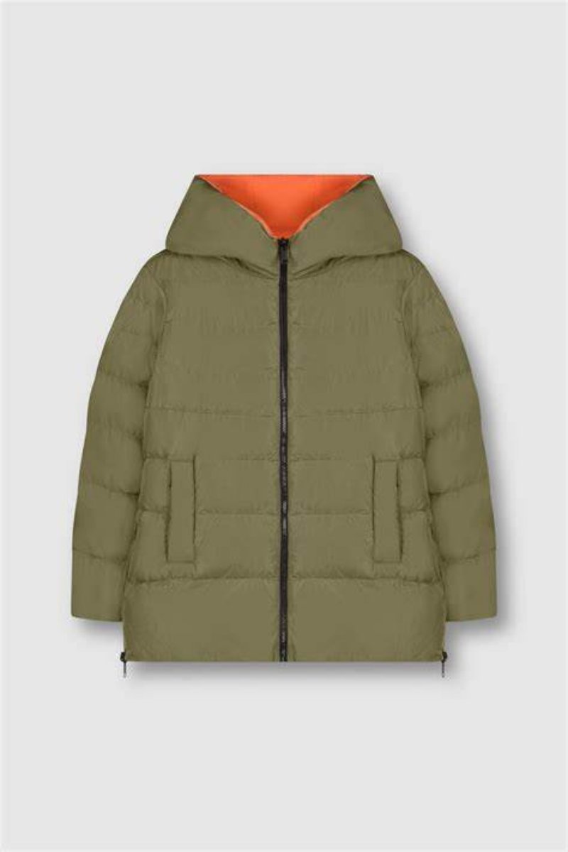 Rino & Pelle - Reversible Short Coat - Hunter and tango