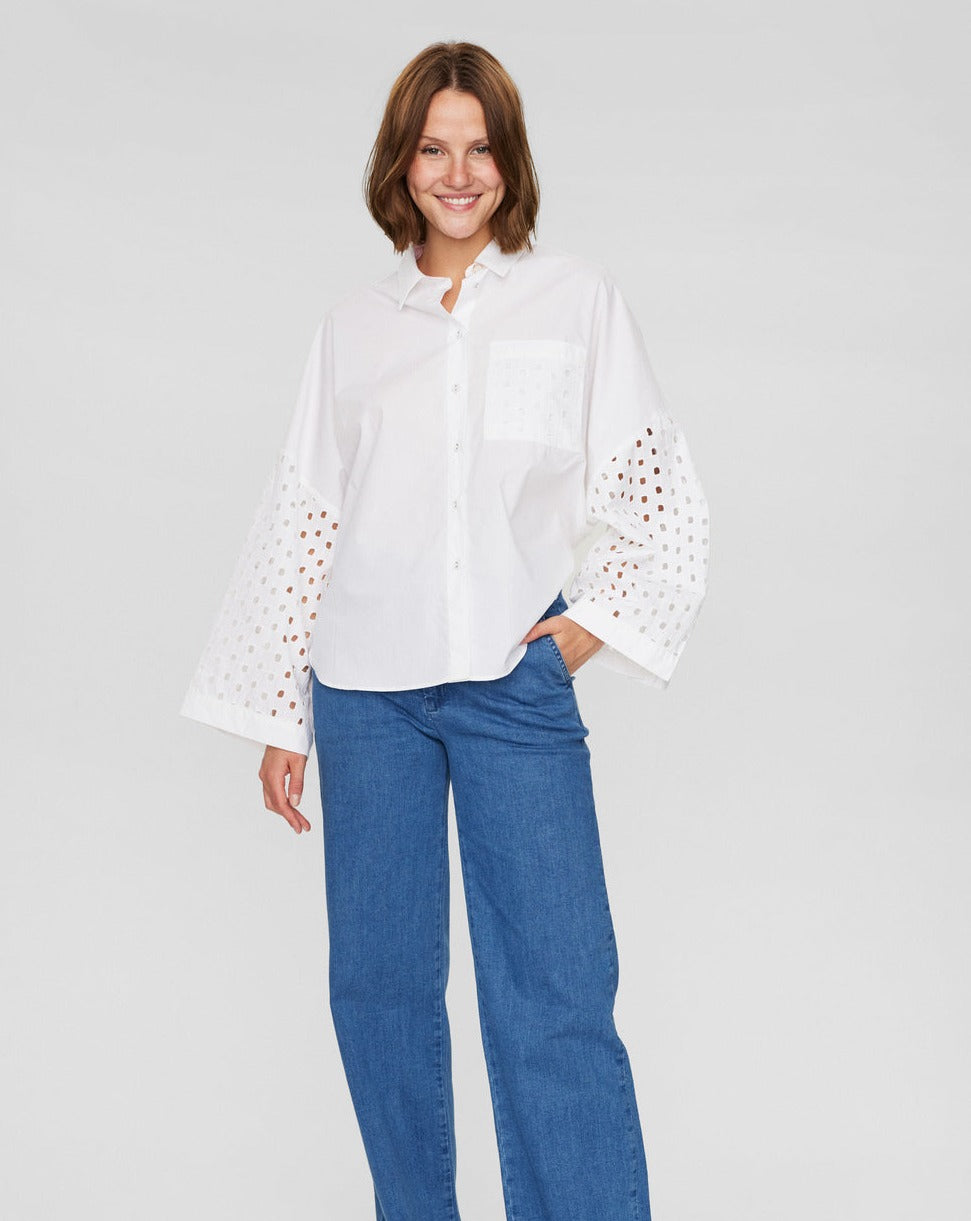 Numph - Nugwen shirt - bright white