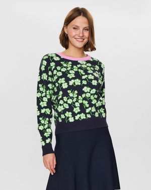 Numph - Nuflorence pullover - dress blues