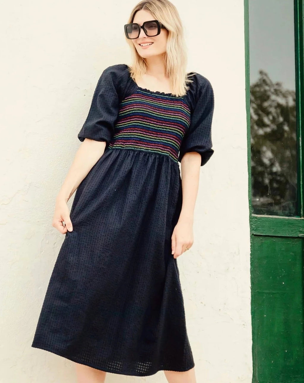 Sugarhill - Emaline Shirred Dress