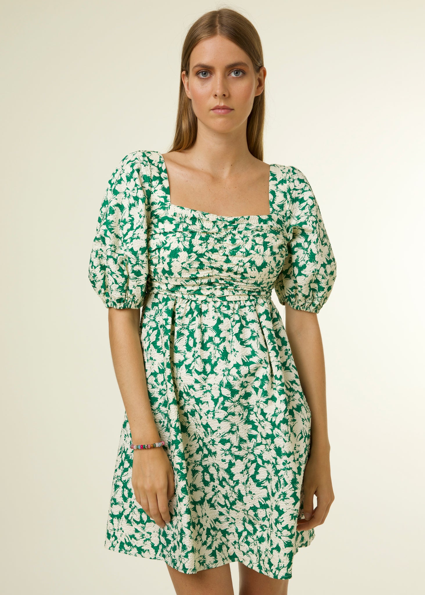 FRNCH - Emy Green Floral Dress MOI Boutique Bangor FRNCH - Emy Green Floral Dress MOI Boutique Bangor