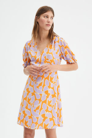 Compania - Fruit Print Puff sleeve Mini Dress