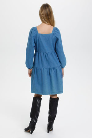 Soaked - Natasja Dress - Medium Blue denim dress